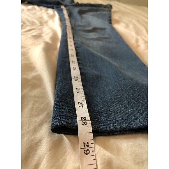Pilcro Anthropologie Women's Distressed Skinny Jeans 29 Blue Medium Wash - Picture 10 of 10